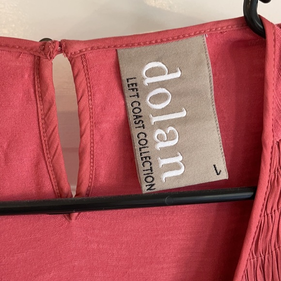 Anthropologie Dolan Left Coast Smocked Tank Large - Picture 2 of 9